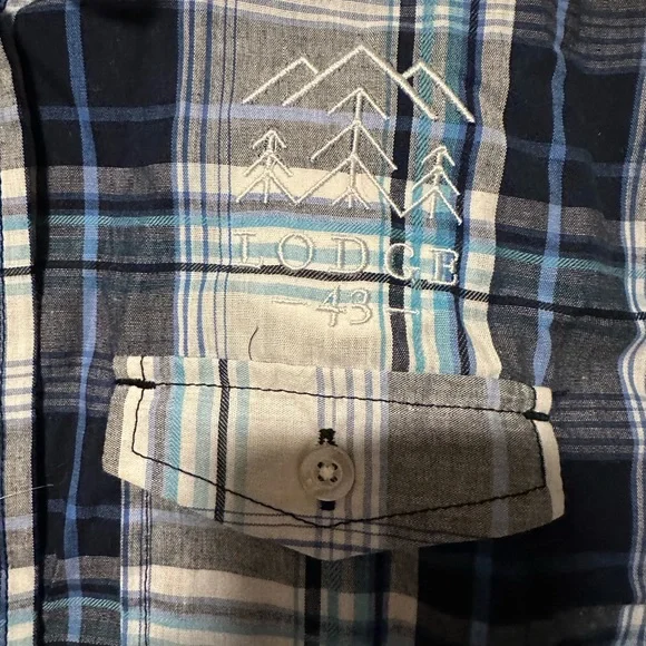 Embroidered flannel - Picture 2 of 4